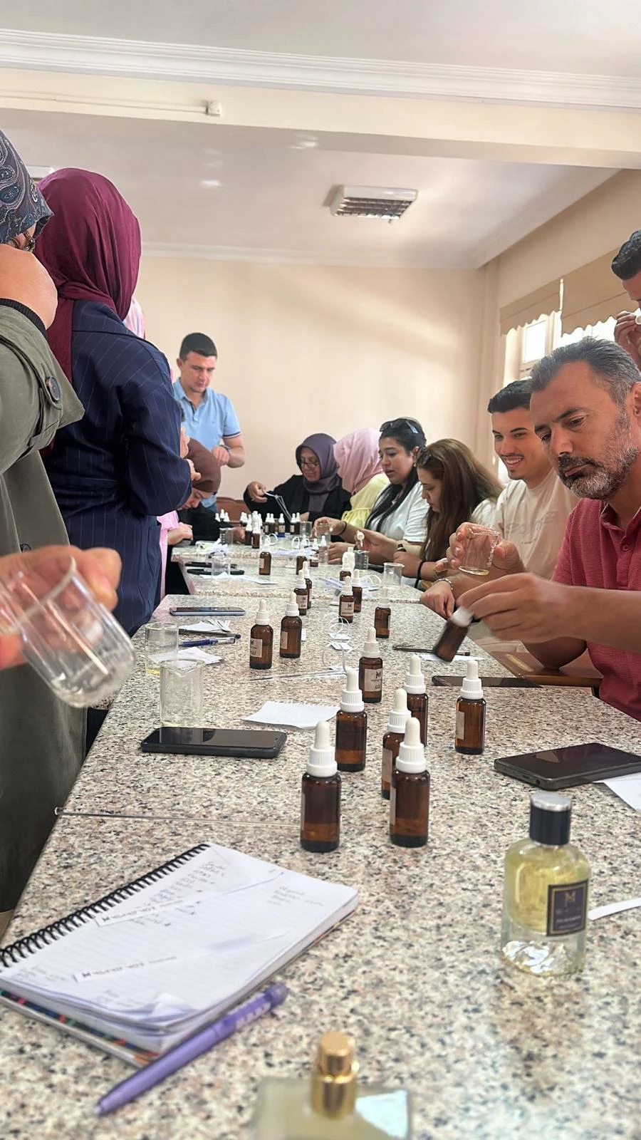 Tıbbi ve Aromatik Bitkiler Bölümümüzde Parfüm Workshop Çalışması